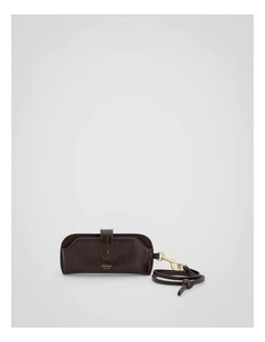Cecile Texture Sunglass Case in Mulberry