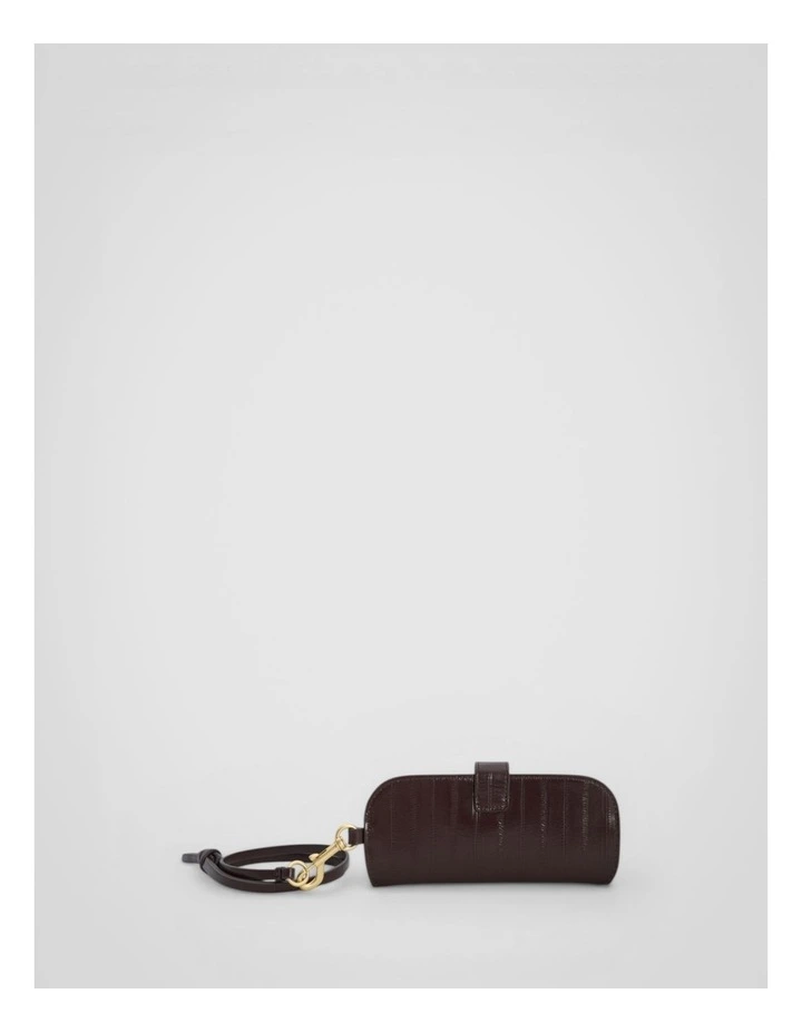 Cecile Texture Sunglass Case in Mulberry image 2