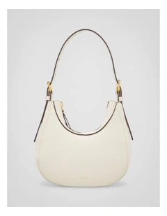 Dylan Mini Hobo Bag in Cream