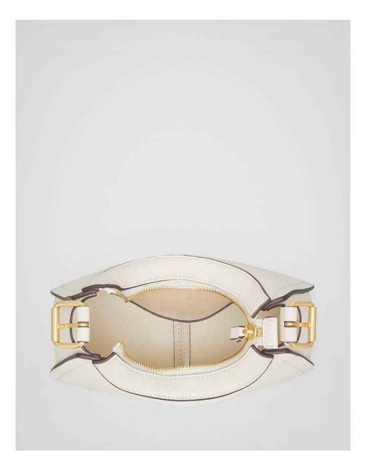 Dylan Mini Hobo Bag in Cream image 3