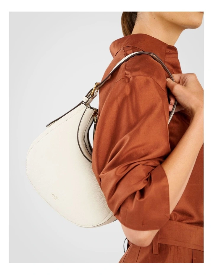 Dylan Mini Hobo Bag in Cream image 5
