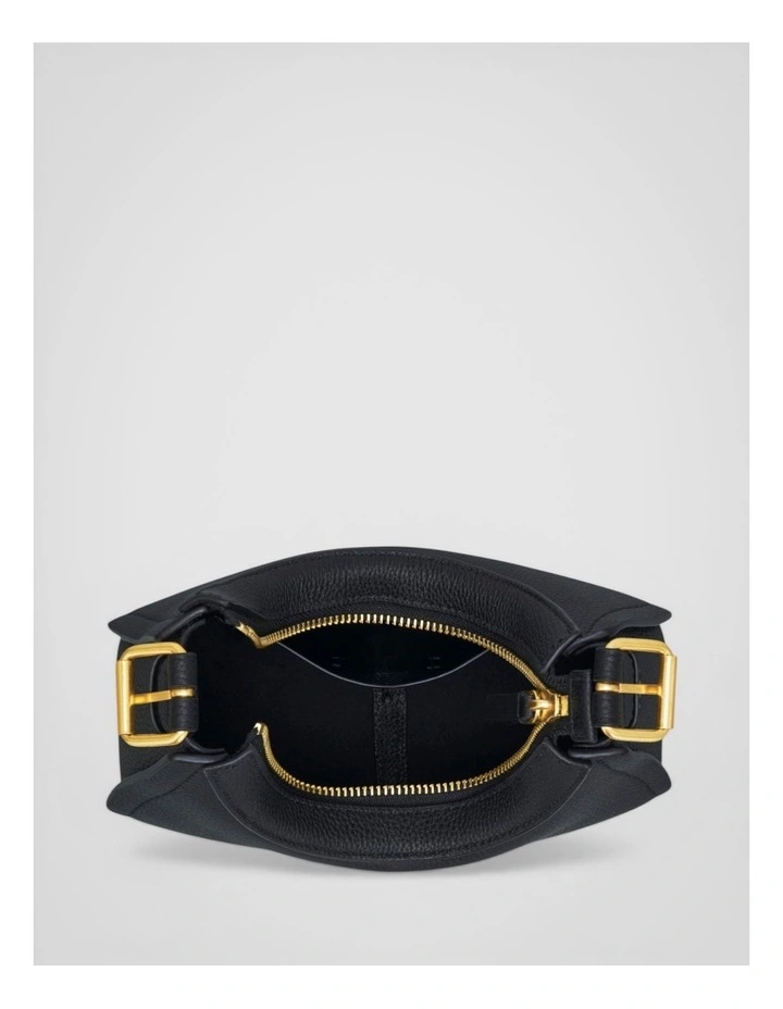 Dylan Mini Hobo Bag Black image 3