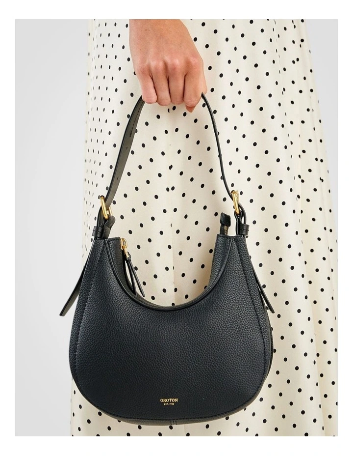 Dylan Mini Hobo Bag Black image 4