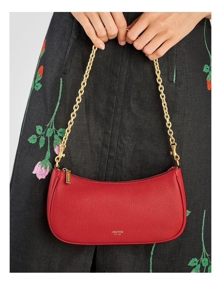 Eve Mini Baguette Dark Ruby image 6