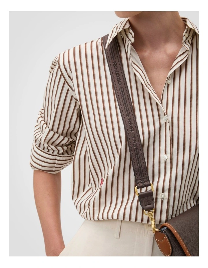 Heather Narrow Webbing Strap in Coffee Bean image 4