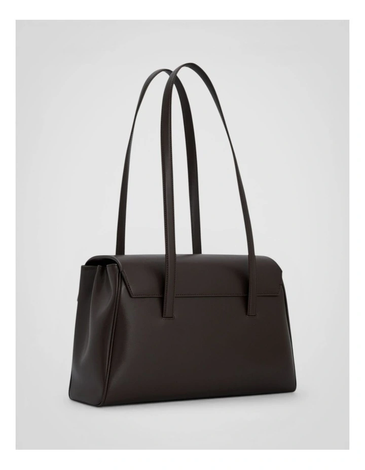 Etta Work Bag in Dark Chocolate image 2