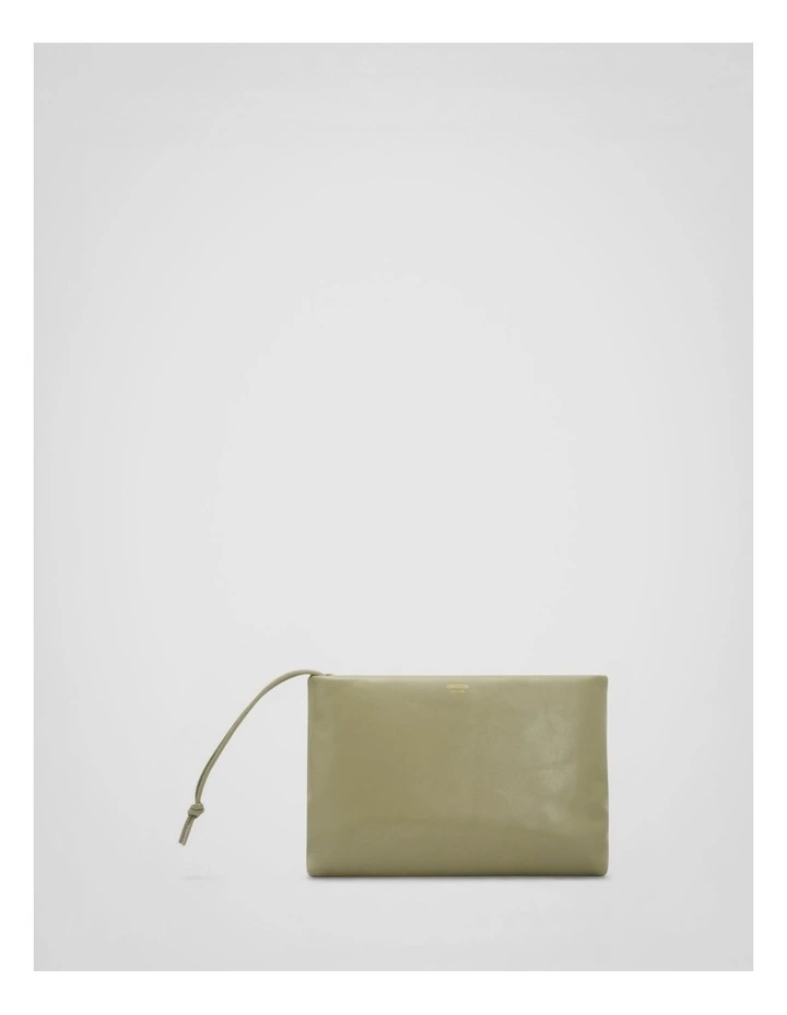Marais Crackle Wristlet Pouch in Pistachio image 1