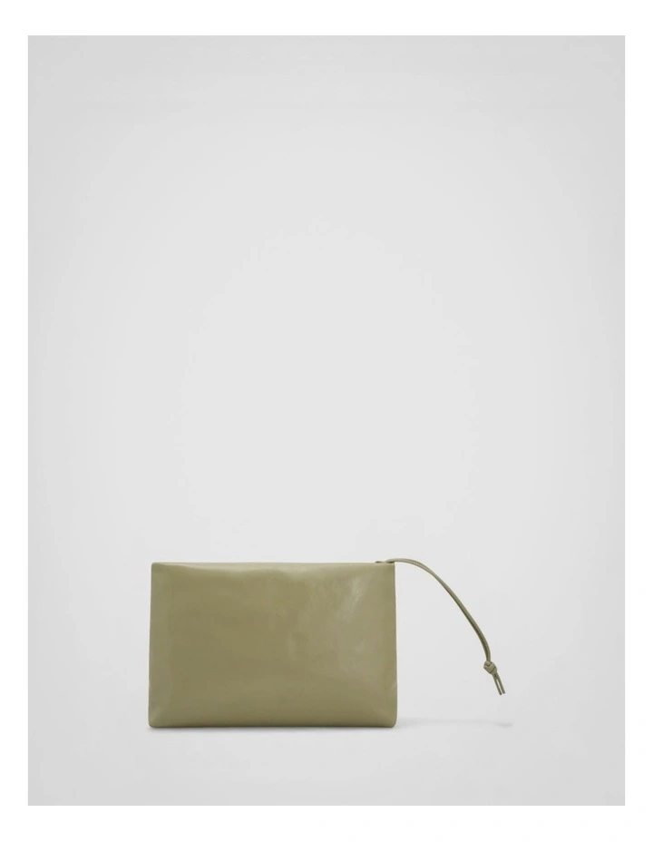 Marais Crackle Wristlet Pouch in Pistachio image 2