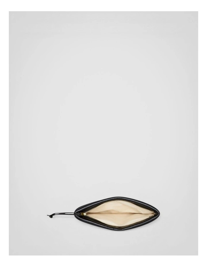 Marais Crackle Wristlet Pouch in Dark Chocolate image 3