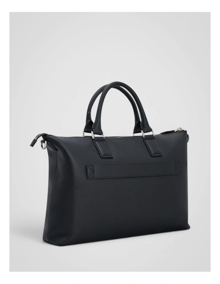 Paxton Briefcase in Black image 2