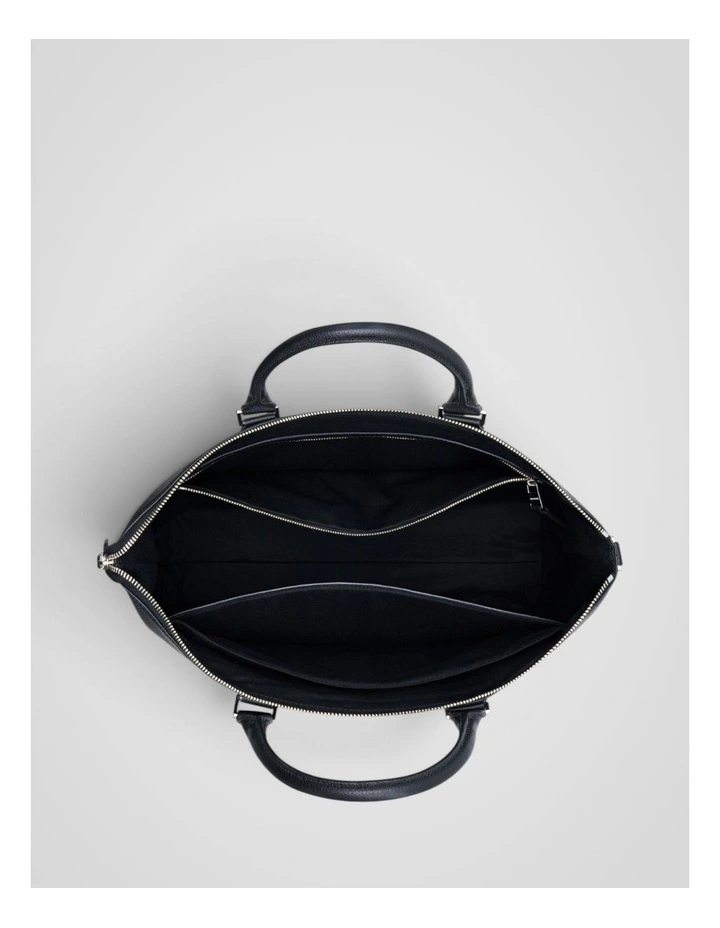 Paxton Briefcase in Black image 3