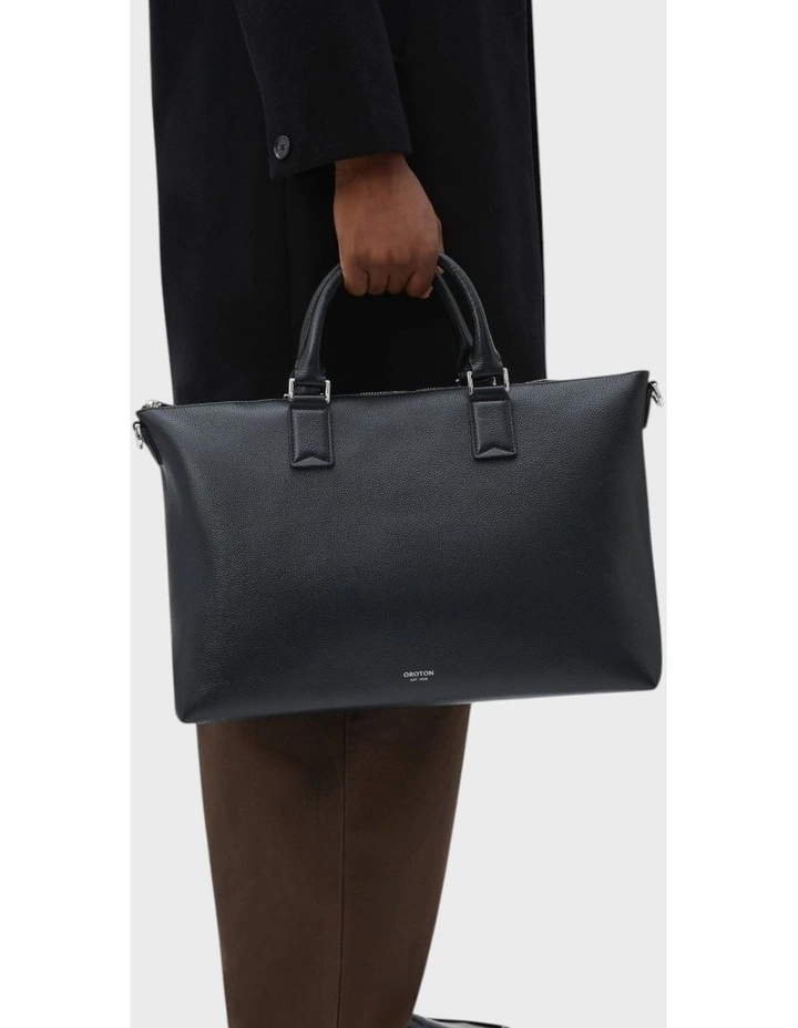Paxton Briefcase in Black image 5