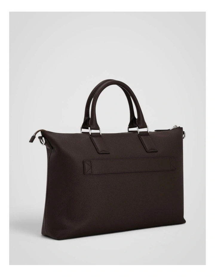 Paxton Briefcase in Dark Chocolate image 2