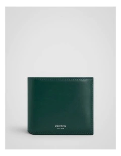 Jordan Crackle Bifold Wallet in Emerald