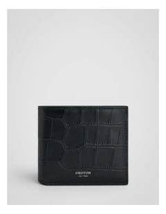 Jordan Texture Bifold Wallet in Black