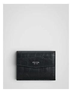 Jordan Texture Card Pouch in Black