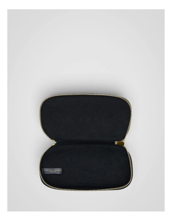 Jordan Texture Zip Sunglasses Case in Black image 3