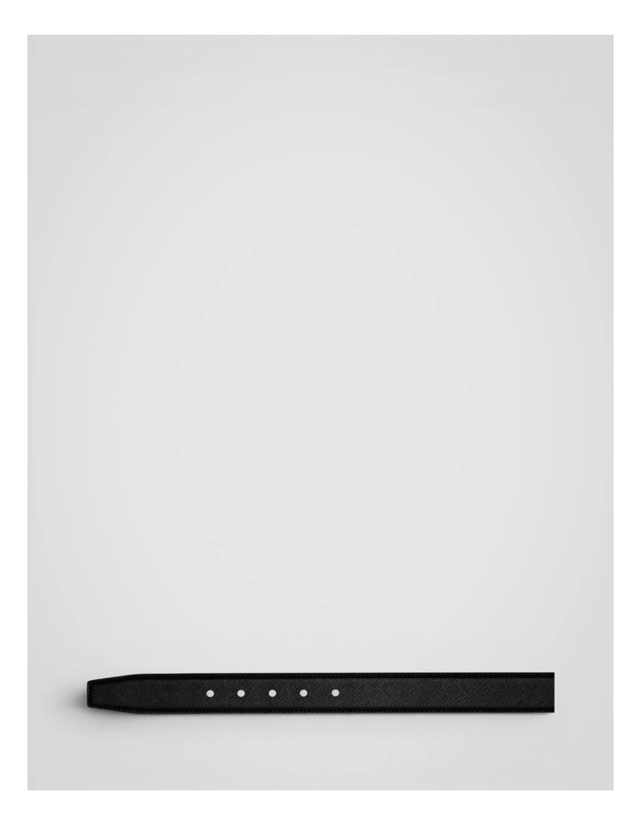 Porter Saffiano Reversible Belt in Black/Dark Navy image 3