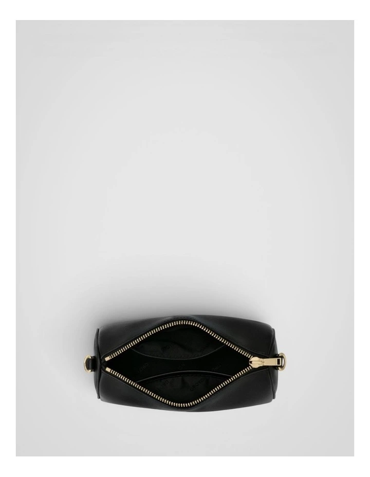 Harvey Baguette Crossbody in Black image 3