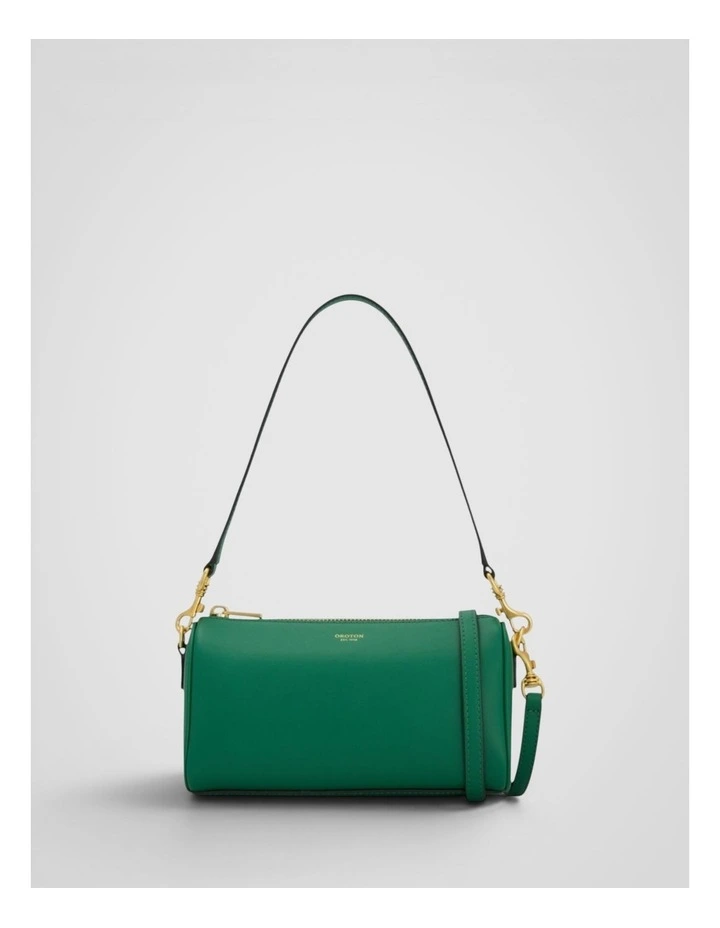 Harvey Baguette Crossbody in CROCODILE image 1