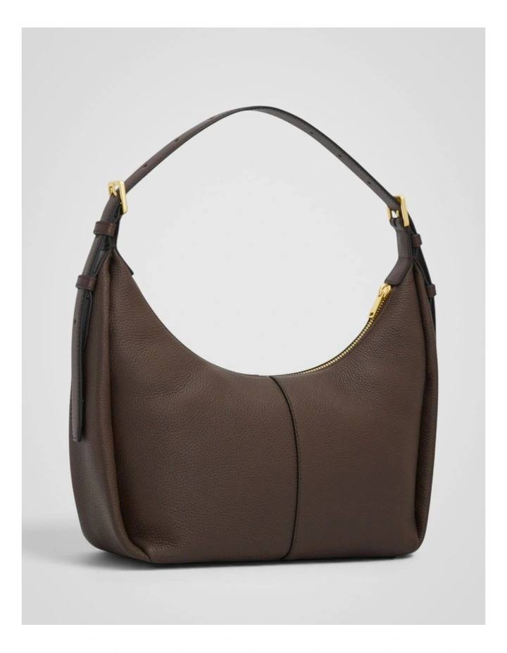 Dorit Small Hobo Bag in COFFEE BEAN image 2