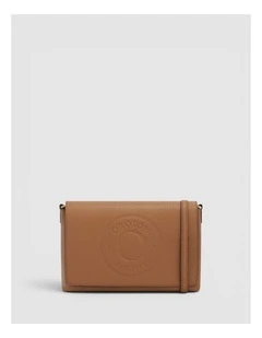 Polly Flap Over Crossbody in Tan