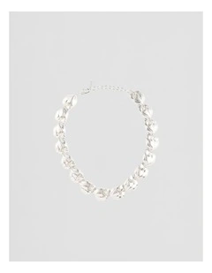 Tulip Necklace in Silver