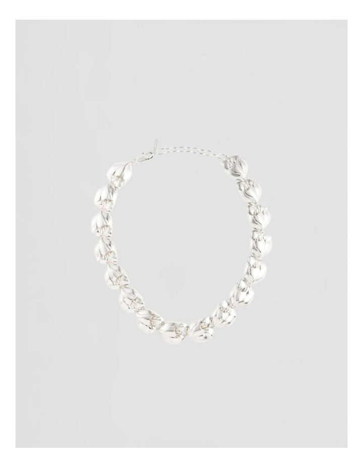 Tulip Necklace in Silver image 1