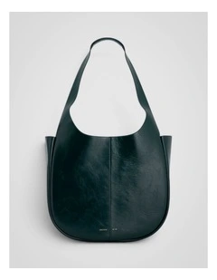 Emilia Crackle Tote in Shade Green