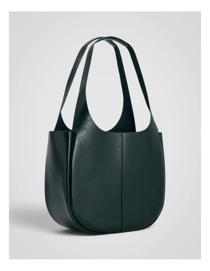 Emilia Crackle Tote in Shade Green image 2
