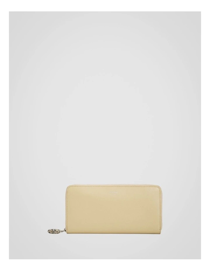 Ophelia Smooth Large Wallet in Blonde image 1