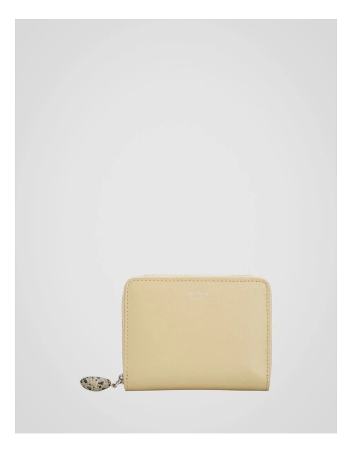 Ophelia Smooth Medium Zip Around Wallet in Blonde image 1