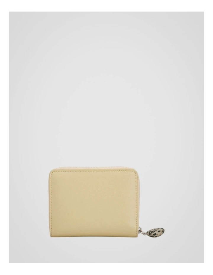 Ophelia Smooth Medium Zip Around Wallet in Blonde image 2