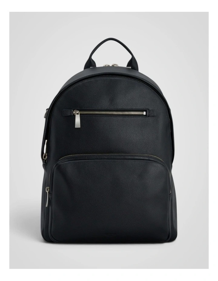 Oscar Pebble Backpack in Black image 1