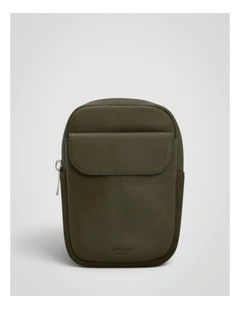 Oscar Pebble Crossbody in Forest Green