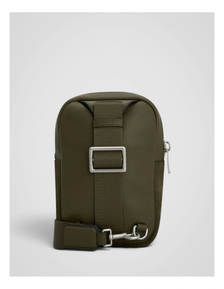Oscar Pebble Crossbody in Forest Green image 2