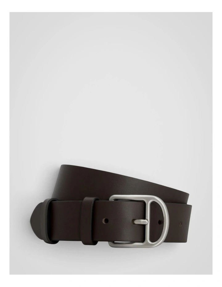 Otto Smooth 35Mm Belt in Dark Chocolate image 1