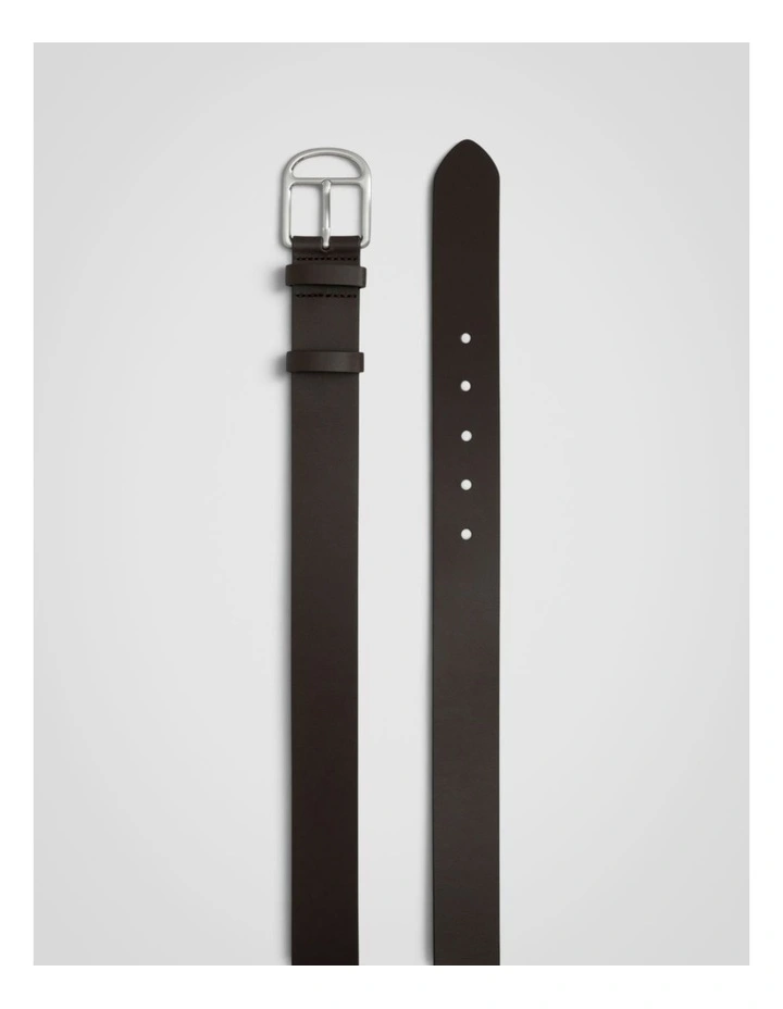 Otto Smooth 35Mm Belt in Dark Chocolate image 2