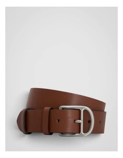 Otto Vegetable Leather 35Mm Belt in Malt Brown
