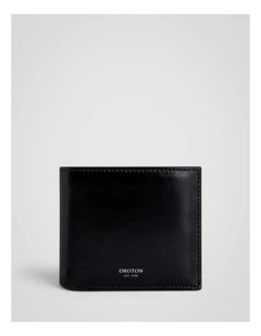 Jordan Crackle Bifold Wallet in Black