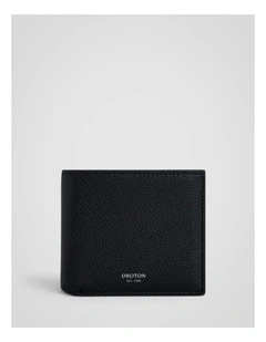 Jordan Pebble Bifold Wallet in Black
