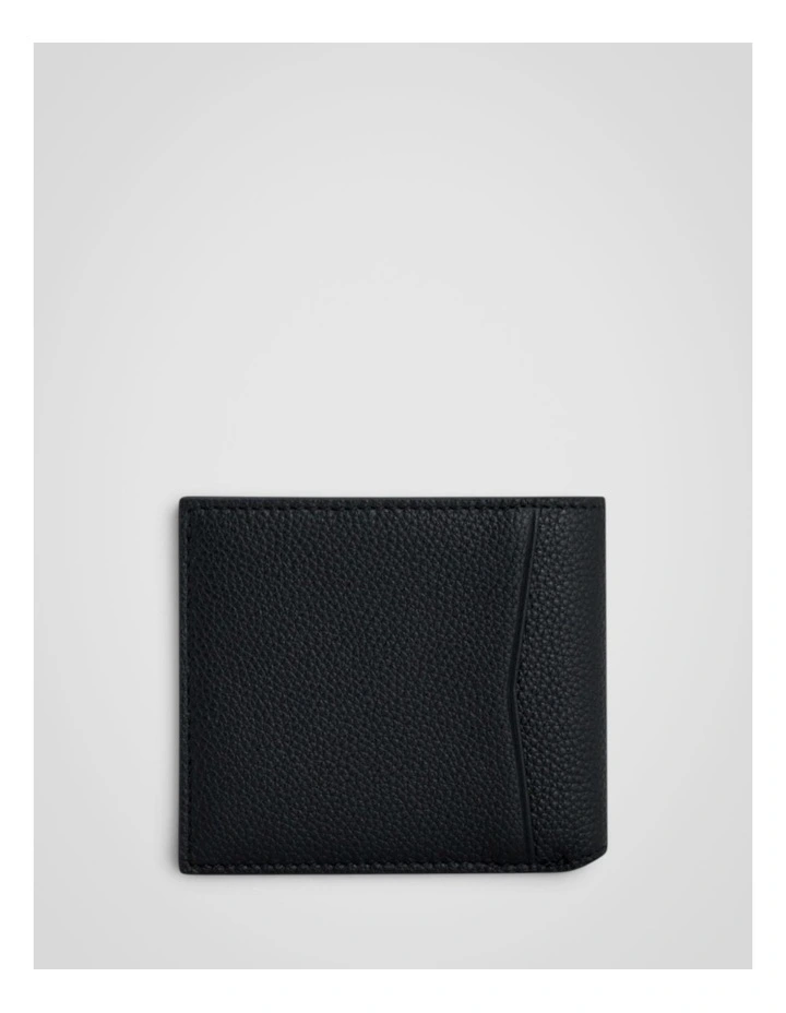 Jordan Pebble Bifold Wallet in Black image 2