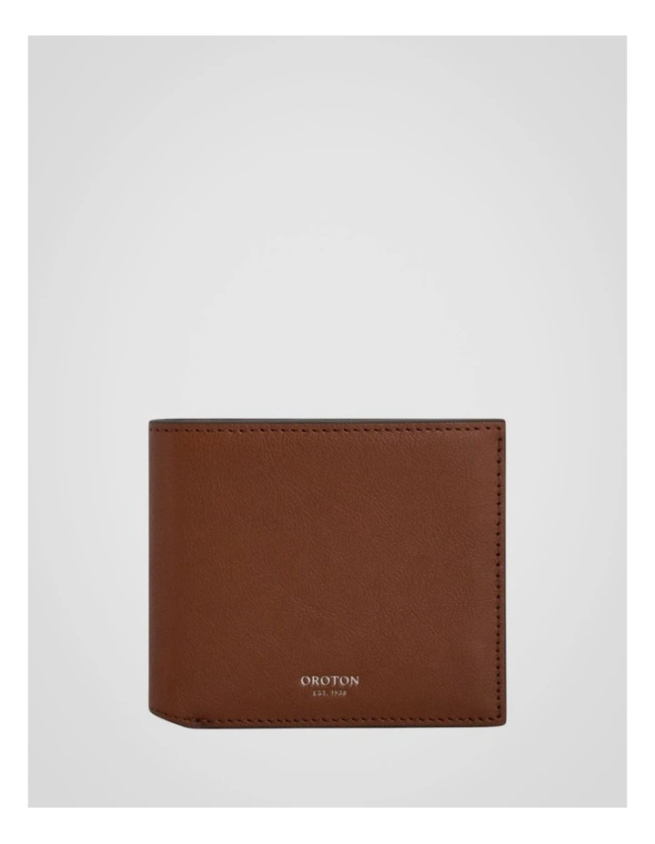 Jordan Vegetable Leather Bifold Wallet in Malt Brown image 1