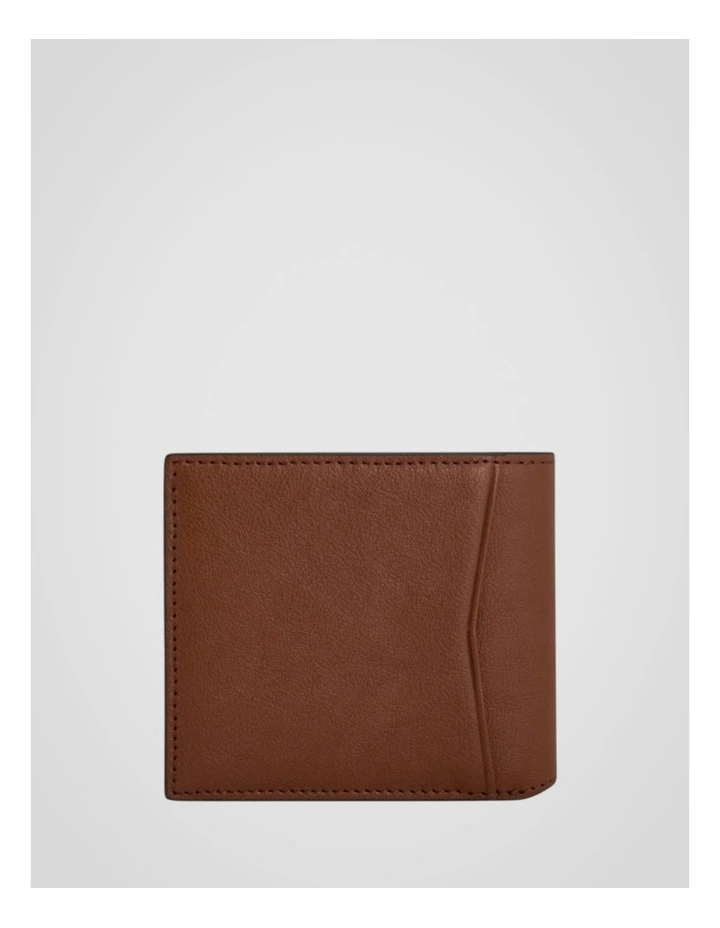 Jordan Vegetable Leather Bifold Wallet in Malt Brown image 2