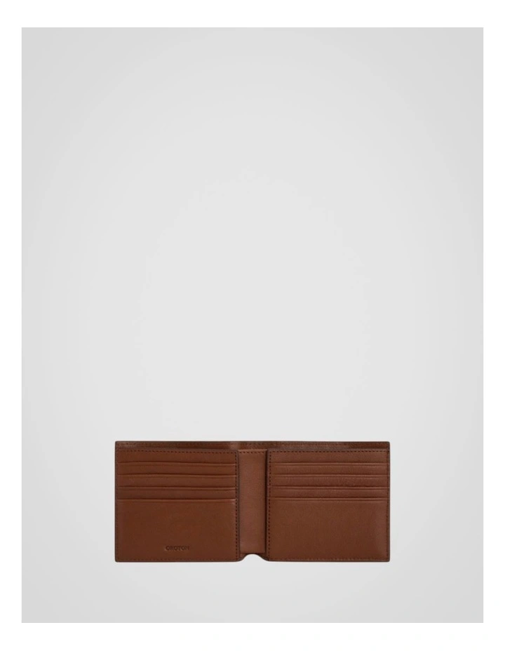 Jordan Vegetable Leather Bifold Wallet in Malt Brown image 3