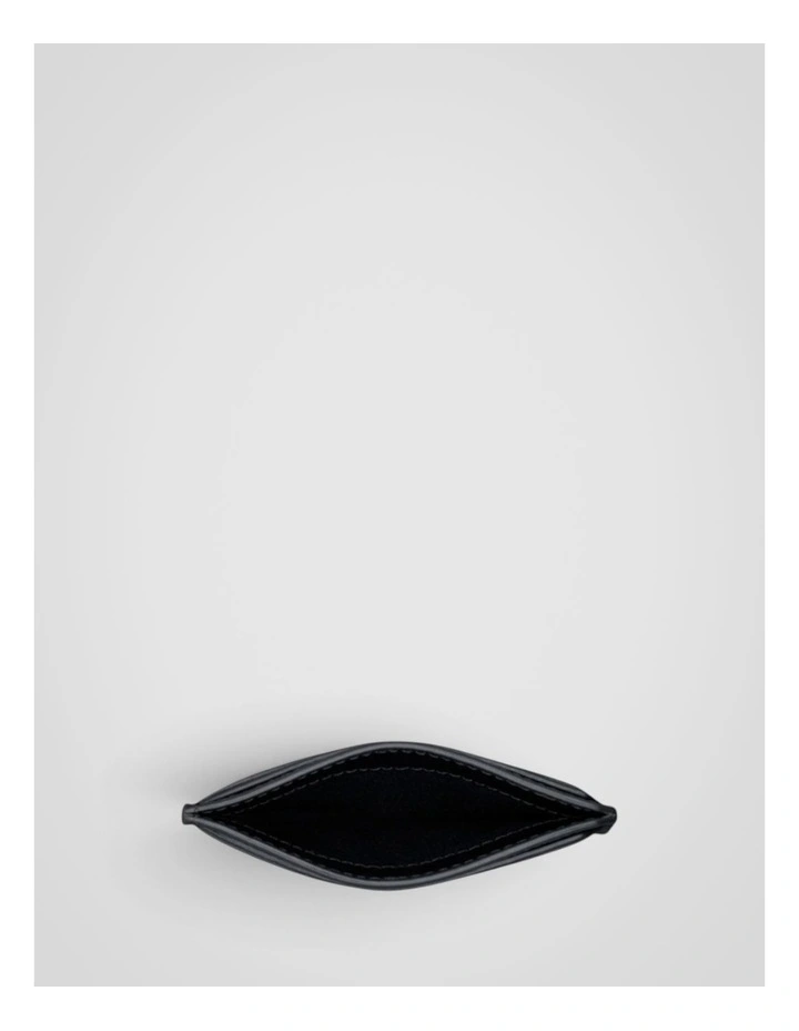 Oscar Pebble Credit Card Sleeve in Black image 3