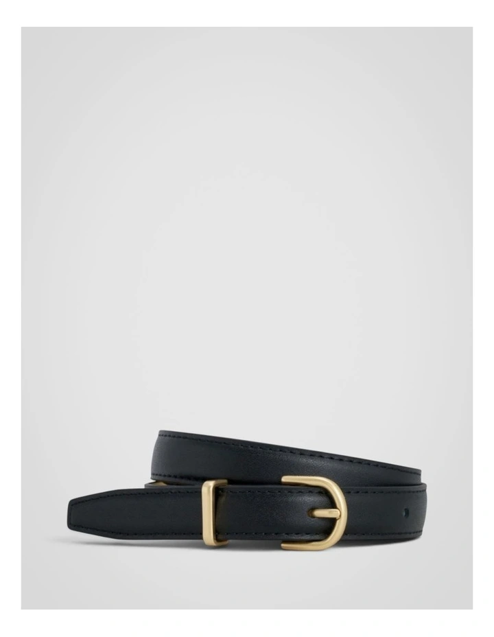 Esme Narrow Belt in Black image 1