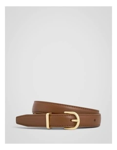 Esme Narrow Belt in Cinnamon