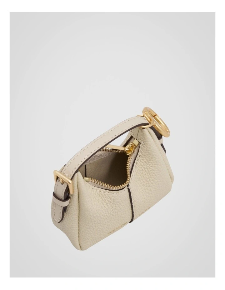 Dorit Hobo Keyring in Ecru image 2
