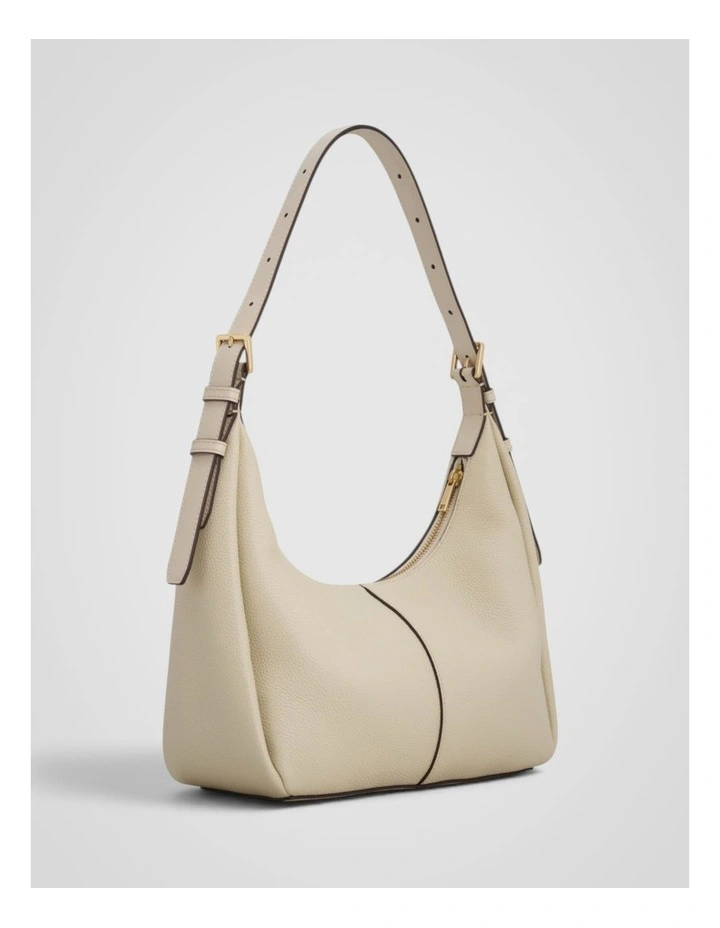 Dorit Small Hobo Bag in Ecru image 2